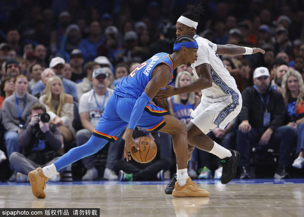 谢伊-吉尔杰斯-亚历山大關(guān)键助攻引爆比(bǐ)赛，雷霆力克灰熊